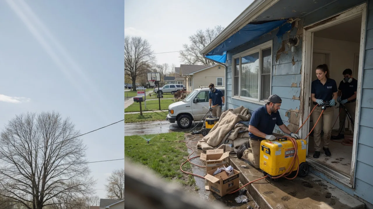 Basement Flood Cleanup in Leon, KS near me